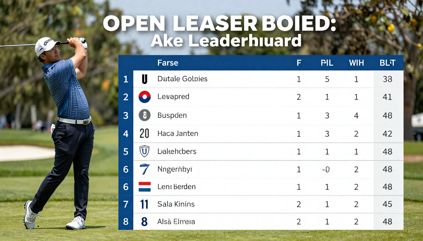 american express open leaderboard